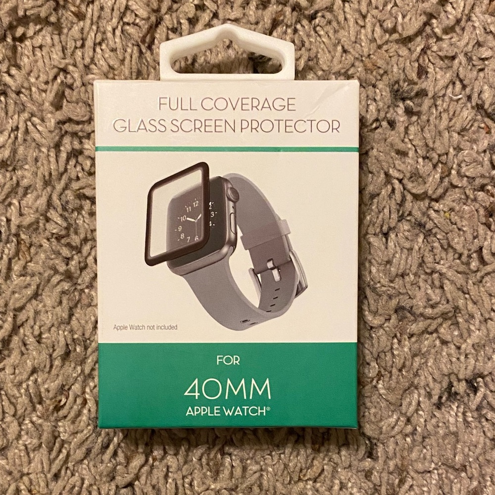 Glass screen protector for 40 mm Apple Watch